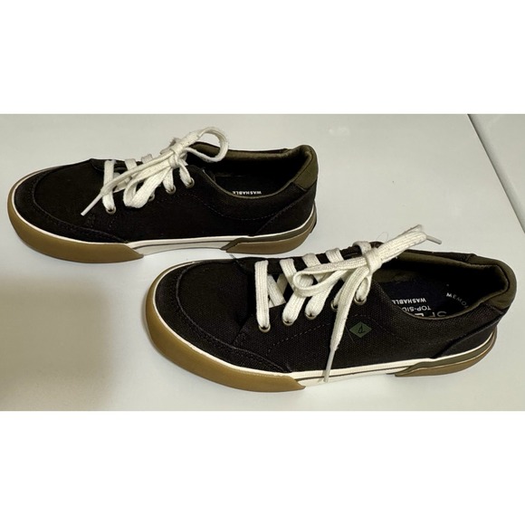 Sperry Unisex-Child Youth Core Harbor Tide Washable Sneaker, Black, Size, 1M US - Picture 4 of 7